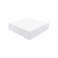 Boîte pâtissière carton blanche 160x160mm H50mm