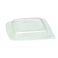 Couvercle dôme plastique transparent  195x195mm H30mm