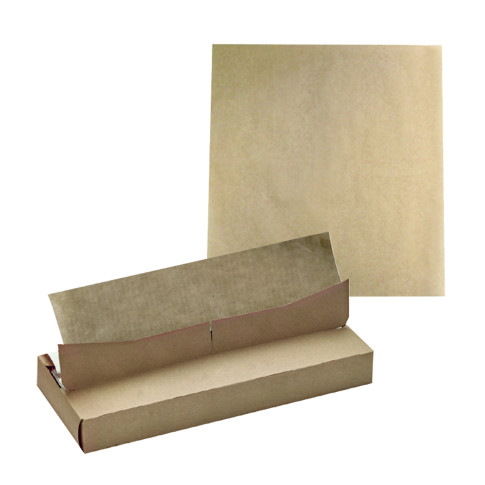 Papier alimentaire blanc enchevêtré en boite distributrice  400x300mm