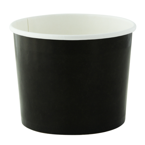 Pot carton noir chaud et froid   H70mm 320ml