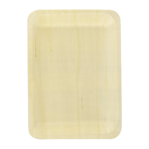 Plateau rectangulaire en bois "Scandinavie"  400x280mm H20mm