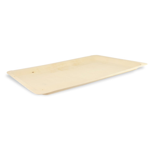 Plateau rectangulaire en bois "Scandinavie"  400x280mm H20mm