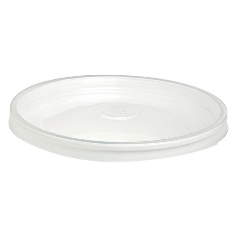 Couvercle rentrant transparent en plastique PP  H10mm