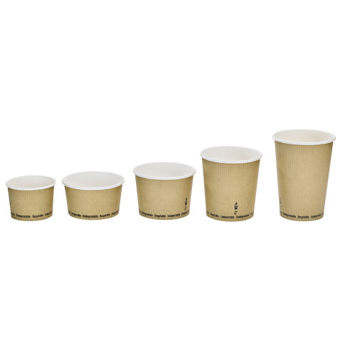 Pot à soupe carton blanc   H149mm 940ml