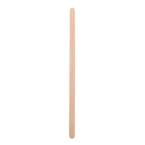 Spatule à café en bois à bouts arrondis  6 H176mm