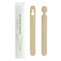 Baguette bois pour débutant emballée par paire   H150mm