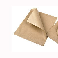 Sac papier brun ouvert sur 2 côtés  120x130mm