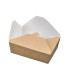 Boîte repas carton kraft 215x160mm H48mm 1500ml