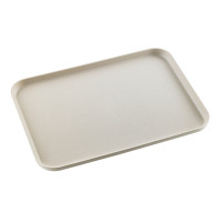 Plateau réemployable en composite beige 310x225mm H16mm