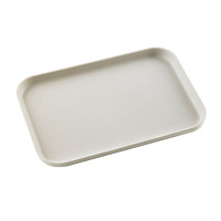Plateau réemployable en composite beige 240x170mm H16mm