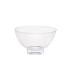 Mini coupelle plastique PS transparente "Milou"   H38mm 60ml