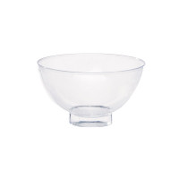 Mini coupelle plastique PS transparente "Milou"   H38mm 60ml