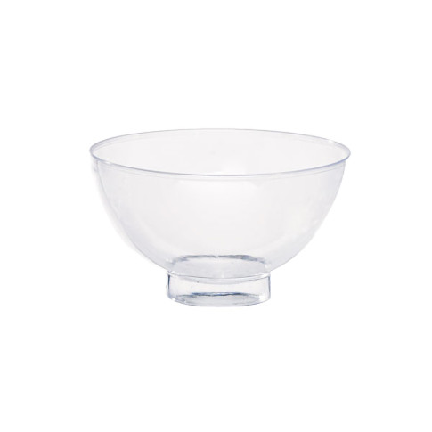 Mini coupelle plastique PS transparente "Milou"   H38mm 60ml