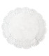 Dentelle papier blanc ronde
