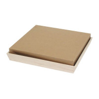 Plateau repas bois NOA  310x310mm H40mm