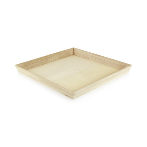Plateau repas bois NOA  310x310mm H40mm