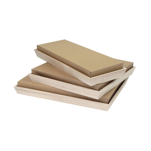 Plateau repas bois NOA  310x310mm H40mm