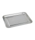 Plateau de service NoxTray en acier inoxydable  360x270mm H20mm
