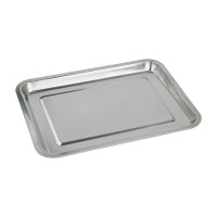 Plateau de service NoxTray en acier inoxydable  360x270mm H20mm