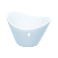 Mini pot en porcelaine blanc  66x54mm H45mm