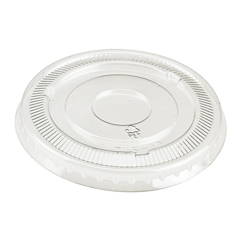 Couvercle plat transparent en plastique PET