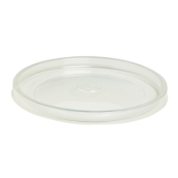 Couvercle rentrant transparent en plastique PP