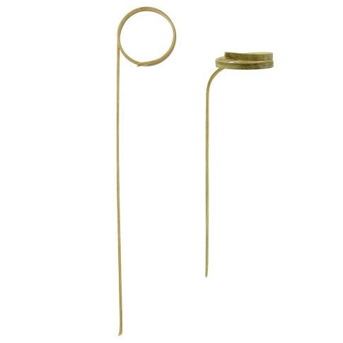 Pique bambou avec une extrémité en boucle  H90mm