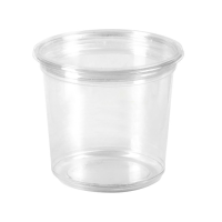Pot Deli rond PLA transparent   H112mm 700ml