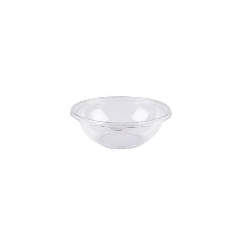 Saladier PET rond transparent avec couvercle   H50mm 750ml