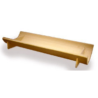 Assiette socle demi-bambou Nagano 100x55mm H25mm