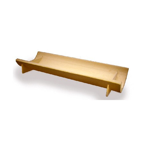 Assiette socle demi-bambou Nagano 100x55mm H25mm