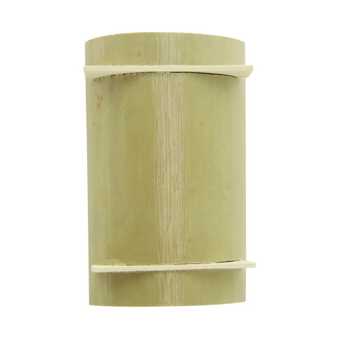 Assiette socle demi-bambou Nagano 100x55mm H25mm