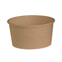 Saladier rond en carton kraft "Buckaty"   H100mm 1200ml
