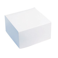 Boîte pâtissière carton blanche 280x280mm H80mm
