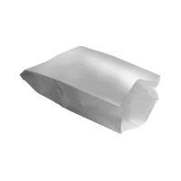 Sac papier laminé blanc pour part de pizza  170x60mm H280mm