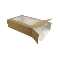 Etui en carton kraft pour plateau repas 310x223mm H83mm