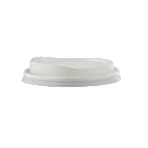 Couvercle dôme blanc avec bec verseur en plastique PLA  H19mm