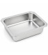 Barquette inox scellable GN 1/4 265x160mm H50mm