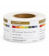 Étiquette plats témoins 70x40mm