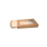 Etui carton brun avec fenêtre 248x155mm H39mm