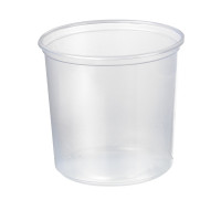 Pot Deli rond PP transparent   H105mm 750ml