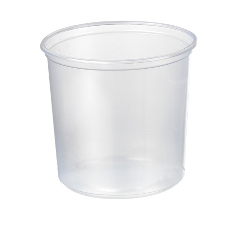 Pot Deli rond PP transparent   H105mm 750ml