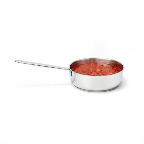 Mini poêle inox avec poignée   H35mm 350ml