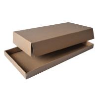 Plateau repas carton kraft  325x260mm H25mm