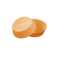 Caissette papier de cuisson ronde brune   H41mm