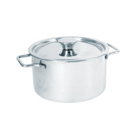 Mini faitout inox avec poignées et couvercle    450ml