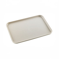 Plateau réemployable en composite beige 380x268mm H16mm