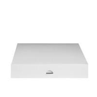 Boite plateau lunch carton blanc  280x260mm H80mm