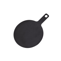Phoenix Planche ronde noire en fibre de bois 288x203mm H6mm