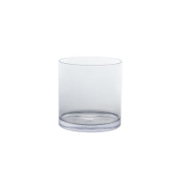 CUPOLY Verre en PET réemployable transparent   H80mm 370ml
